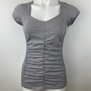 Anthropologie Postmark Cap Sleeve Top